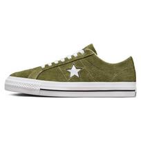 Converse One Star Pro Leather Casual Slip Resistant Lightweight Low Top Skate Shoes Unisex sneaker Green A03219C 36 white