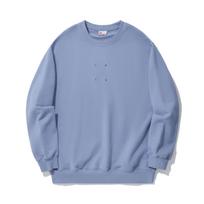 Li Ning Vital Series Sports Fashion Solid Color Crew Neck Pullover Sweatshirt Unisex Sweatshirt Muted-Gray-Blue AWDU329-1 XL