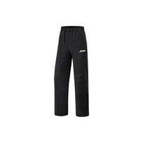 Li Ning National Team Table Tennis Series Solid Color Logo Straight Leg Woven Knitted Sports Pants Women pants Black AYKSB32-1 XL