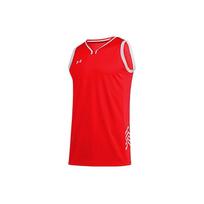 Under Armour Color Block Knitted Training Basketball Vest Men Tops Red 21500104-600 S
