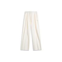 Li Ning X League Of Legends Collaboration Poro Solid Color Loose Knit Sports Pants Women bottoms Off-White AKLTE22-1 XL white