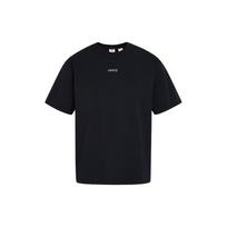 Levis Letter Print Crew Neck Pullover Straight Fit Short Sleeve T-Shirt Men Tops Black A9226-0001 S