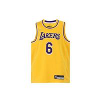 Nike Lakers James 6 Retro Sports Kids Basketball Jersey Kids jersey Yellow 3Z2B7BU1P-LAK06 L