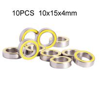 10x15x4mm Nerūdijančio Plieno Rutuliniai Guoliai Didelio Tikslumo 6700 10 vnt. rinkinys 10x15x4mm