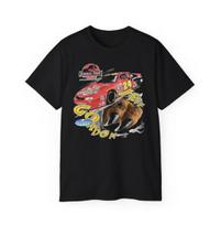 Vintage 1997 Jeff Gordon NASCAR Jurassic Park Ride T-Shirt Unisex T-Shirt S
