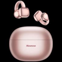 Newmine S7 Open-Ear AI Bluetooth Headphones rožinio aukso spalvos