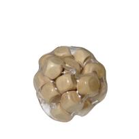 Wooden Handmade Noisy Ball Squishy Toy Creative Stress Easing Fidget Squeeze Ball Decompression Toy For Anxiety Relaxation One Size