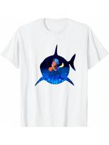 Pixar  Marlin & Dory Bruce Silhouette T-Shirt S įvairiaspalvis