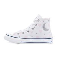 Converse Chuck Taylor All Star High GS My Wish Kids Sneakers White Pink Silver 671094C 29 white