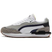 Puma City Rider Map Out - Steeple Grey Unisex Sneakers Grey-Violet 382158-02 36
