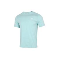 Nike Sportswear Club Embroidered Swoosh Crew Neck Short Sleeve T-Shirt Men Tops Pale-Ivory AR4999-382 L