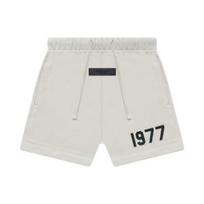 Fear of God Essentials SS22 Kids Shorts Letter Pattern Kids Bottoms Wheat FOG-SS22-175 L white