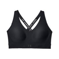 Under Armour Vanish Mid Sports Bra Medium Support Women Underwear Black Gray 1311811-003 XL black