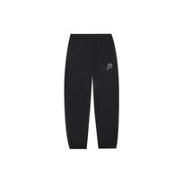 LiNing Solid Color Printed Loose Jogger Knit Sweatpants Men Bottoms Black AYKS591-3 L