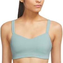 Nike Solid Color Logo Sports Bra Women Underwear Light-Blue DO6609-309 XL white
