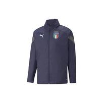 Puma Logo Printed Stand Collar Warm Jacket Men Jacket Navy-Blue 767068-04 S blue