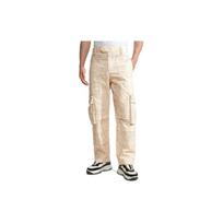 Calvin Klein Tie-Dye Loose Pocket Zipper Cargo Pants Men pants Butter-Yellow J323145 L white