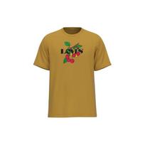 Levis Cherry Logo Printed Crew Neck Short Sleeve T-Shirt Men T-Shirts Yellow 16143-0320 S
