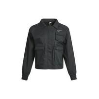 Nike Sportswear Swoosh Solid Logo Label Multi-Pocket Long Sleeve Hunting Jacket Women jackets Black CZ8900-010 M