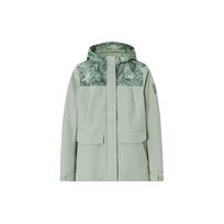 Anta X National Geographic Outdoor Series Color Block Water Resistant Windproof Thermal Woven Sports Jacket Women Jackets Ceramic-Green 162416608-2 S gray