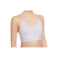 Nike Dri-FIT Solid Logo Low-Impact Support Sports Bra Women Underwear Purple DB8766-578 S white