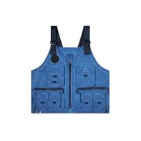 Nike Color Block Short Zip Sleeveless Vest Men vests Blue CZ4000-492 M