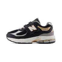 New Balance 2002R Hook & Loop Black Sea Salt Gold (PS) Kids Sneakers PV2002PO 28.5