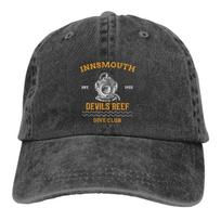 Innsmouth Devil Reef Dive Club Baseball Cap Men Cowboy Hats Women Visor Protection Snapback Dive Scuba Diving Caps Adjustable