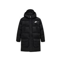 Nike Swoosh Solstice Series Hooded Warm Comfortable Casual Jacket Kids jackets Black NY2342002GS-001 XL
