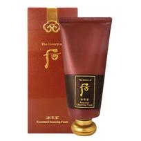 The History of Whoo Jinyulhyang Essential Cleansing Foam 180ml Korean Herbal Nourishing & Hydrating Face Wash Gentle Anti-Aging K-Beauty Cleanser 180ml
