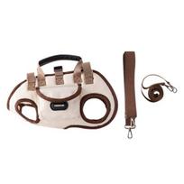 Pet Carrier Tote Bag Breathable Pet Carrier Sling Adjustable Full-Body Harness Crossbody with Pocket for Small Dogs S
