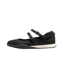 Skechers Bobs Womens Mesh Hook And Loop Round Toe Low Top Casual Shoes Women sneaker 114578-BLK 35