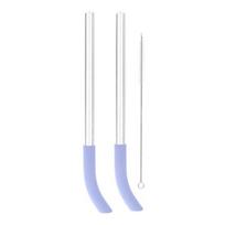 Silicone Straw Replacement for Ninja Blendboss Travel Cup, Blender Accessories for Ninja Blender Bottle, BPA-free Travel Mug Accessories violetinė