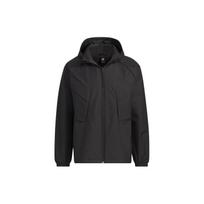 Adidas Urban Outdoor Jacket With Solid Color Logo And Hood Men Jackets Black IS0450 S