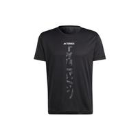 adidas Terrex Agravic Trail Running Tee Black Men Streetwear HT9441 S
