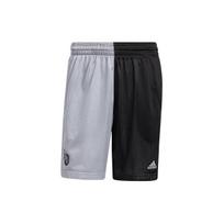 Adidas Dame Vis Shorts Casual Two-Tone Sports Basketball Men Bottoms Black Grey GP5156 L gray