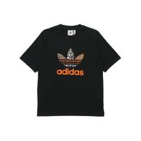 Adidas Originals X Atmos Collaboration Atm Tee Casual Sports Round Neck Short Sleeve Men Tops Black GT7296 M