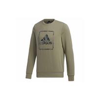 Adidas MH Gfx Ft Bos Logo Sport Pullover Hoodie Men Tops Trace-Green GM4478 S
