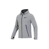 Nike Pro Therma-FIT Full-Zip Knit Training Hooded Jacket Men Outerwear Grey DD1879-068 M gray