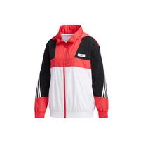 Adidas Neo Three-Stripe Letter Print Sports Hooded Jacket Unisex Jackets Pink FU1069 L