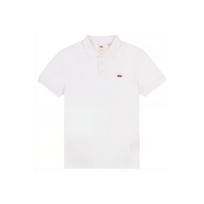 Levis Embroidered Cotton Polo Shirt Men Tops White 35883-0003 M