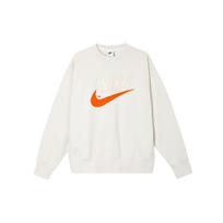 Nike logotipas Raidės Apvalus kaklas Megztinis ilgomis rankovėmis Džemperis Vyriškas džemperis Baltas DO8892-030 XL