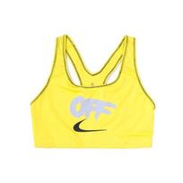 Nike Womens x Off-White Sports Bra Opti Yellow Women Tops CN5571-731 XS