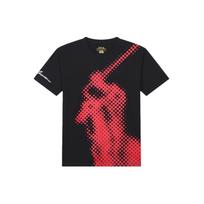 Polo Ralph Lauren Logo Print Crew Neck Short Sleeve T-Shirt Men Tops Black 710899496-001 L