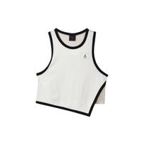 Jordan Logo Print Breathable Round Neck Sleeveless Vest Women tops White DO5036-133 L