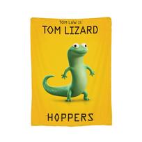 Tom Lizard Meme  Movie Hoppers  blankets Fleece All Season  Multi-function Super Warm Throw blanket for Sofa Office Bedspread 75x90cm