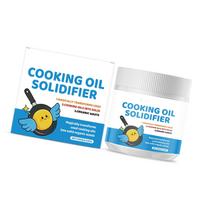 Kitchen Pan Fry Cooking Oil Hardener Solidifier Transforms Hot Waste Oil Into Solids Trash Safe And Clean Easy Disposal