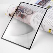 A5 plokščias PVC didinamasis lapas X3 180x120 mm knygos puslapio didinamasis skaitymo stiklo lęšis