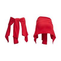 Y2K Streetwear Jazz Dance Scarf Multifunctional Y2K Belt Jeans Pants Decor Jeans Decor raudona