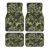 William  Morris Flower Leaf Bird Print Car Carpet Four Season Vehicle Carpet Durable Non Slip Full Coverage Mats Easy To Clean juoda